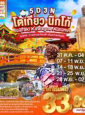 19424 ทัวร์ญี่ปุ่น วัน 3 คืน  5 บิน ไทยแอร์เอเชียเอกซ์
