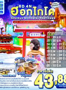 19669 ทัวร์ญี่ปุ่น วัน 4 คืน  6 บิน ไทยแอร์เอเชียเอกซ์
