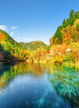 21333 ทัวร์จีน วัน 5 คืน CEUTFU1  ถนนโบราณจิ๋นหลี่ อุทยานจิ่วจ้ายโกว ภูเขาสี่ดรุณี (ไม่ลงร้าน) 6 บิน เฉิงตู แอร์ไลน์