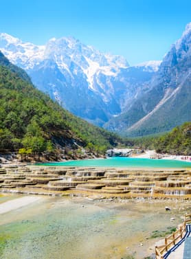 21522 ทัวร์จีน วัน 4 คืน BT-KMG48_KY หุบเขาพระจันทร์สีน้ำเงิน ภูเขาหิมะมังกรหยก สวนดอกไม้ฮวาอวี่มู่ฉ่าง สระมังกรดำ 5 บิน Kunming Airlines