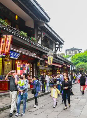 22022 ทัวร์จีน วัน 4 คืน ZGCKG-2607FD หมู่บ้านโบราณสือชื่อโข่ว อาคารตะเกียบ หงหยาต้ง รถไฟทะลุตึก 5 บิน Thai AirAsia