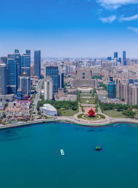 22163 ทัวร์จีน วัน 4 คืน SPHZ-TAO08 ศาลาเผิงไหล ประตูแห่งโชคลาภ คบเพลิงหมายเลข 8 ย่านซาจื่อโข่ว 7 บิน Shandong Airlines