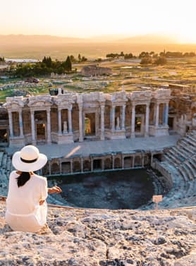 22215 ทัวร์ตุรเคีย วัน 7 คืน TTK22 ม้าไม้เมืองทรอย ปราสาทปุยฝ้าย โบราณเฮียราโพลิส ปราสาทหินยูชิซาร์ 9 บิน Turkish Airlines