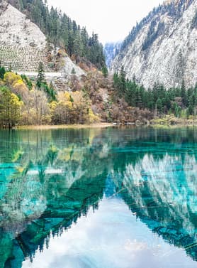 22255 ทัวร์จีน วัน 5 คืน อุทยานจิ่วจ้ายโกว ภูเขาสี่ดรุณี อุทยานหวงหลง 6 บิน Sichuan Airlines