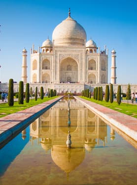 22570 ทัวร์อินเดีย  วัน 5 คืน GO1DEL-AI001 ทัชมาฮาล ป้อมอัครา สวนทิวลิบ ล่องเรือชิคาร่า 6 บิน Air India