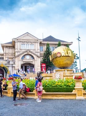 22586 ทัวร์เวียดนาม วัน 2 คืน MYVN2-EK ล่องเรือกระด้ง สะพานสีทอง โบสถ์สีชมพู วัดหลินอึ๋ง 3 บิน Emirates Airline