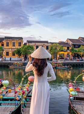 22870 ทัวร์เวียดนาม วัน 3 คืน ZGDAD-2602VN เมืองโบราณฮอยอัน สะพานญี่ปุ่น สักการะเจ้าแม่กวนอิมหลินอึ๋ง 4 บิน Vietnam Airlines