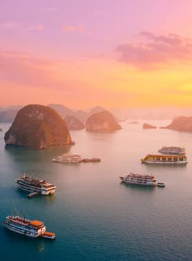 23023 ทัวร์เวียดนาม วัน 3 คืน PV-GM04-VN Mega Grand World ล่องเรืออ่าวฮาลอง วัดเฉินก๊วก 4 บิน Vietnam Airlines