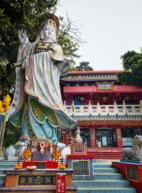 23071 ทัวร์ฮ่องกง วัน 3 คืน DF88-HKG 9Temple 5  วัดเจ้าแม่กวนอิม"ชีซ้าน" รีพัลส์เบย์  วัดหมั่นโหมว 4 บิน Emirates Airline