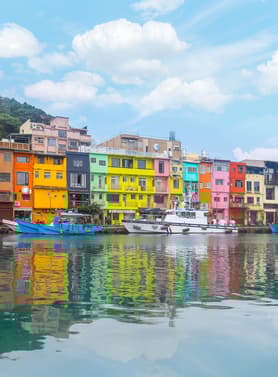 23290 ทัวร์ไต้หวัน วัน 3 คืน VTPE43JX-3 วัดหลงซาน หนิงเซี่ยไนท์มาร์เก็ต หมู่บ้านประมงเจิ้งปิง 4 บิน Starlux Airlines