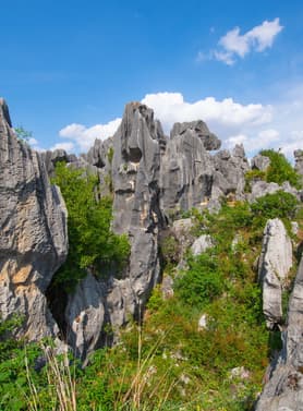 23312 ทัวร์จีน วัน 5 คืน CKYK2 หุบเขาโหลวผิง ภูเขาหมื่นยอด เมืองโบราณกวนตู้ ป่าหินมกดกโลก 6 บิน Kunming Airlines