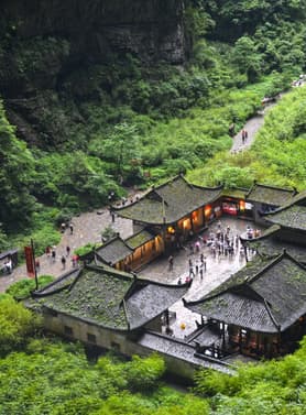 23354 ทัวร์จีน วัน 5 คืน PN-CKG01 อุทยานแห่งชาติหลุมฟ้า 3 สะพานสวรรค์ รถไฟฟ้าทะลุตึก อุทยานเขานางฟ้า 6 บิน West Air