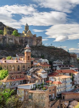 23443 ทัวร์จอร์เจีย วัน 5 คืน TBS21 ล่องเรือในทะเลดำชมอ่าวเมืองบาทูมี วิหารสเวติสโคเวลี ป้อมอนานูรี พิพิธภัณฑ์สตาลิน 8 บิน Turkish Airlines