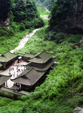 23506 ทัวร์จีน วัน 3 คืน CCZ318 อุทยานหลุมฟ้า เมืองโบราณสือชี่โขว วัดเจ้าแม่กวนอิม 5 บิน China Southern Airlines