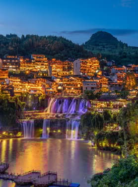 23728 ทัวร์จีน วัน 4 คืน MTWT260022 เมืองโบราณฝูหรงเจิ้น ถ้ำเก้าสวรรค์ อุทยานฟงเลี่ยนซี่ 5 บิน Air Changan