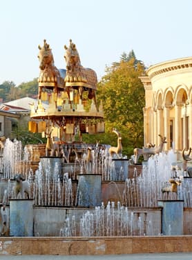 23912 ทัวร์จอร์เจีย วัน 5 คืน ZGTBS-2610TK สะพานสันติภาพ  น้ำพุแห่งโคซิส ล่องเรือทะเลดำ พิพิธภัณฑ์สตาลิน 8 บิน Turkish Airlines