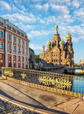 24036 ทัวร์รัสเซีย วัน 5 คืน REK06 ชมการแสดงละครสัตว์ พระราชวังแคทเธอรีน โบสถ์หยดเลือด 8 บิน Emirates Airline