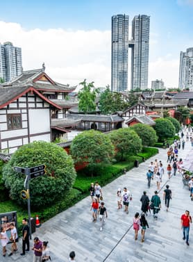 24155 ทัวร์จีน วัน 2 คืน BT-TFU72_EU ปี้เผิงโกว วัดต้าฉือ ถนนคนเดินซุนซีลู่ 3 บิน เฉิงตู แอร์ไลน์