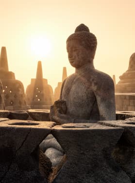 25764 ทัวร์อินโดนีเซีย วัน 4 คืน มหาเจดีย์บุโรพุทโธ สวนพระวิษณุ ภูเขาไฟบาตูร์ ชมการแสดงระบำเกอจัก 5 บิน Thai Lion Air