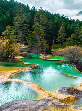 25930 ทัวร์จีน วัน 5 คืน ทะเลสาบเต๋อซี เมืองโบราณซงพาน อุทยานจิ่วจ้ายโกว อุทยานหวงหลง 6 บิน Spring Airlines