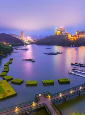 26217 ทัวร์ไต้หวัน วัน 3 คืน ล่องเรือชมทะเลสาบสุริยันจันทรา อุทยานซันลิงค์ซี หมู่บ้านปีศาจ 4 บิน Thai Lion Air