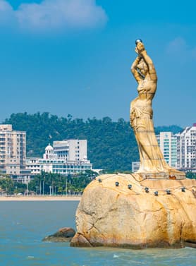 26752 ทัวร์ฮ่องกง วัน 2 คืน สวนสนุกฉางหลง เกาะซาเมี่ยน วัดต้าฝอ จูไห่ฟิชเกิร์ล ถนนเป่ยจิงลู่ 4 บิน 9 Air