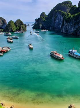 26862 ทัวร์เวียดนาม วัน 3 คืน เมก้าแกรนด์เวิร์ล ล่องเรืออ่าวฮาลอง วัดเฉินก๊วก วัดเจดีย์เสาเดียว 4 บิน Vietnam Airlines