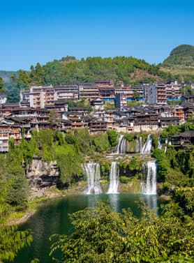26900 ทัวร์จีน วัน 4 คืน อุทยานผิงซาน เมืองโบราณฝูหรงเจิ้น ล่องเรือมังกรแม่น้ำก้งสุ่ย 5 บิน Air Travel