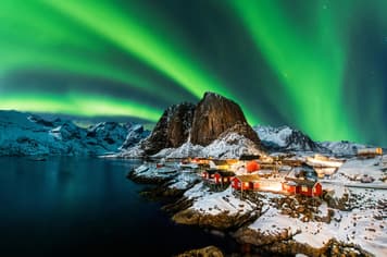 20499 ทัวร์นอร์เวย์ วัน 7 คืน แสงเหนือ ล่องเรืออาร์คติกฟยอร์ด โลโฟเทน 10 บิน การบินไทย