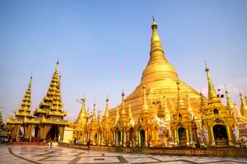 21729 ทัวร์พม่า วัน 1 คืน PV-RGN05-8M ย่างกุ้ง สิเรียม ชเวดากอง เจดีย์กลางน้ำเยเลพญา 2 บิน สายการบินซิลค์แอร์ 