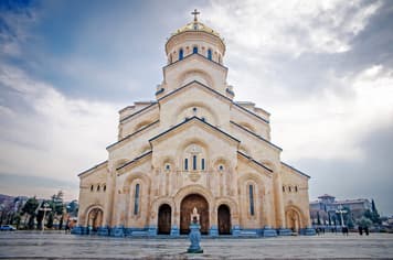 23343 ทัวร์จอร์เจีย วัน 5 คืน TF-TBSTK01 โบสถ์เมเตห์คี จัตุรัสเปียเซซ่า ถ้ำพรอมิธีอุส 8 บิน Turkish Airlines