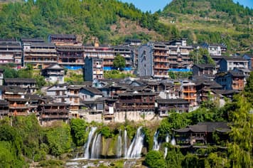 23352 ทัวร์จีน วัน 4 คืน FD-ENH03 o	ล่องเรือมังกรแม่น้ำก้งสุ่ย อุทยานถ้ำเถิงหลง อุทยานจินหลีซาน 5 บิน Thai AirAsia