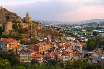 23444 ทัวร์จอร์เจีย วัน 6 คืน TBS22 ป้อมนาริคาล่า วิหารสเวติสโคเวลี น้ำพุแห่งโคลชิส รูปป้ันอาลีและนีโน่ 8 บิน Turkish Airlines