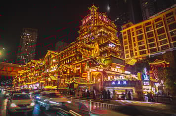 23592 ทัวร์จีน วัน 4 คืน CKG05 นั่งรถไฟความเร็วสูง ล่องเรือมังกรแม่น้ำก้งสุ่ย อุทยานเขาผิงซาน ถนนคนเดินเจียฟางเป่ย 5 บิน Thai AirAsia