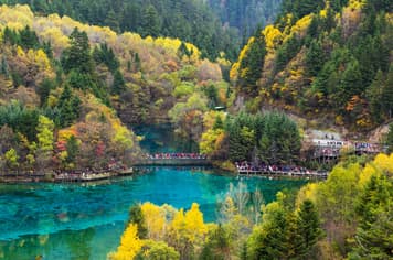 23658 ทัวร์จีน วัน 5 คืน WDTFU006 หุบเขาสี่ดรุณี ปี้เผิงโกว ต๋ากู่ปิงชวน 6 บิน Emirates Airline