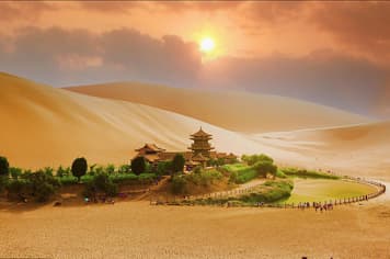 25563 ทัวร์จีน วัน 7 คืน ทะเลทรายหมิงซาซาน ทุ่งหญ้าฉีเหลียน ถ้ำมั่วเกาคู 8 บิน ไทยเวียตเจ็ท