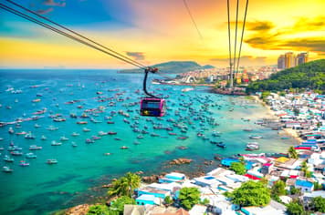 25841 ทัวร์เวียดนาม วัน 3 คืน สวนสนุกวินวันเดอร์ Vinpearl Sea Shell Aquarium ซันเซ็ตทาวน์ 4 บิน Sun phu quoc airways