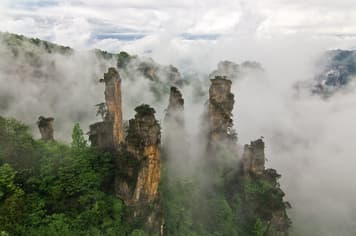 26280 ทัวร์จีน วัน 4 คืน หมู่บ้านซานเสีย อุทยานหุบเขาอวตารร เมืองโบราณฝูหรงเจิ้น เขาเทียนเหมิยซาน 5 บิน Air Changan