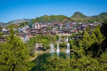 26900 ทัวร์จีน วัน 4 คืน อุทยานผิงซาน เมืองโบราณฝูหรงเจิ้น ล่องเรือมังกรแม่น้ำก้งสุ่ย 5 บิน Air Travel