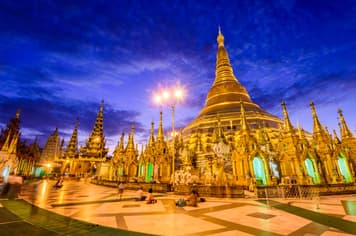 27226 ทัวร์พม่า วัน 2 คืน พระธุาต์อินทร์แขวน มหาเจดีย์ชเวดากอง เจดีย์เยเลพญา พระนอนยิ้มหวาน 3 บิน Myanmar Airways International