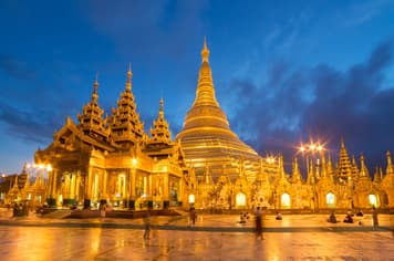 27230 ทัวร์พม่า วัน 2 คืน เจดีย์ไจ๊ปุ่น เจดีย์เยเลพญา พระธาตุอินทร์แขวน มหาเจดีย์ชเวดากอง จุดดวงประทีป 999 ดวง 3 บิน Myanmar Airways International
