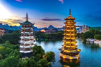 27340 ทัวร์จีน วัน 4 คืน ล่องเรือแพ เดินถนนฝรั่ง เขางวงช้าง ชมเจดีย์เงินเจดีย์ทอง 5 บิน เป่ยจิงแคปปิตัลแอร์ไลน์
