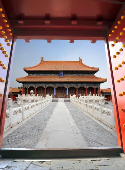 จีน มหานครปักกิ่ง กำแพงเมืองจีน พระราชวังต้องห้าม