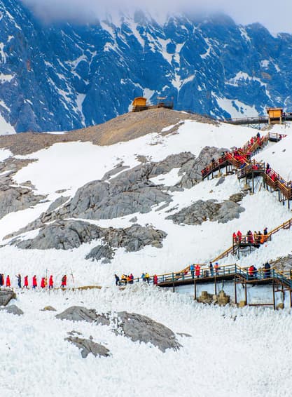 ทัวร์จีน คุนหมิง 6 วัน 5 คืน KMGKY0725 ภูเขาหิมะมังกรหยก สวนน้ำตกคุนหมิง ,(ไม่ลงร้าน),บินค่ำ กลับดึก (BKK)