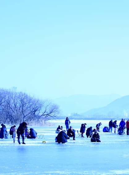 ทัวร์เกาหลี โซล 5 วัน 4 คืน WDICN012 เทศกาลตกปลาน้ำแข็ง วัดวาวูจองซา สวนสนุกเอเวอร์แลนด์ ย่านฮงแด บินฺ BX (BKK)