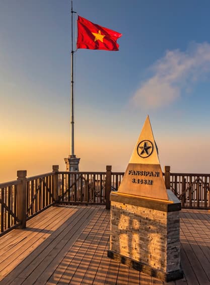 ทัวร์เวียดนามเหนือ ฮานอย ซาปา 4 วัน 3 คืน HANVN0725 ยอดเขาฟานซิปัน หมู่บ้านกั๊ตกั๊ต บิน VN (BKK)