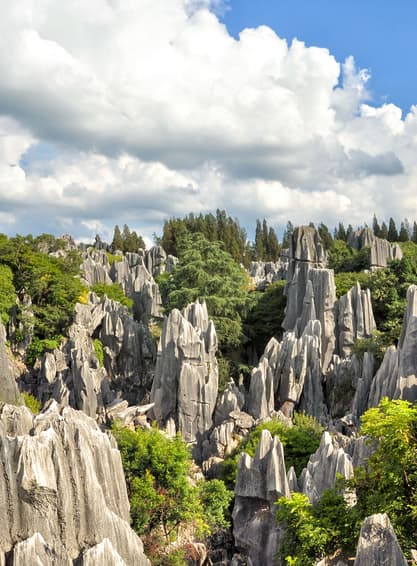 ทัวร์จีน คุนหมิง กุ้ยโจว อี้เหลียง หมี่เลอ 6 วัน 5 คืน BT-KMG45_KY อุทยานเฟิงหลิงปู้อี ทุ่งดอกซากุระอี้เหลียง บิน KY (BKK)