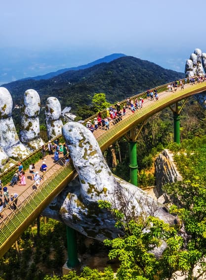 ทัวร์เวียดนามกลาง เว้ ดานัง ฮอยอัน 4 วัน 3 คืน BT-DAD98_VZ บานาฮิลล์ สะพานมือสีทอง บิน VJ (BKK)