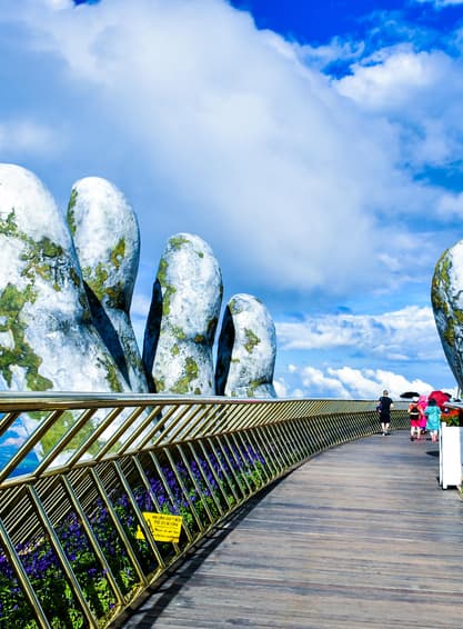 ทัวร์เวียดนามกลาง เว้ ดานัง ฮอยอัน 4 วัน 3 คืน BT-DAD89_VZ บานาฮิลล์ นั่งเรือกระด้ง บิน VJ (BKK)