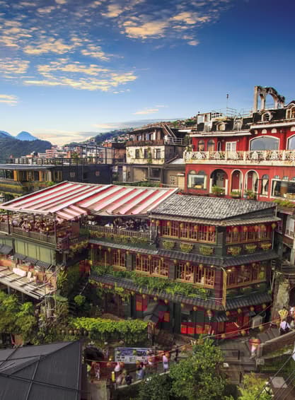 ทัวร์ไต้หวัน ไทจง ไทเป 4 วัน 3 คืน BT-TPE59_SL หมู่บ้านจิ่วเฟิ่น ทะเลสาบสุริยันจันทรา (ซากุระ) บิน SL (DMK)